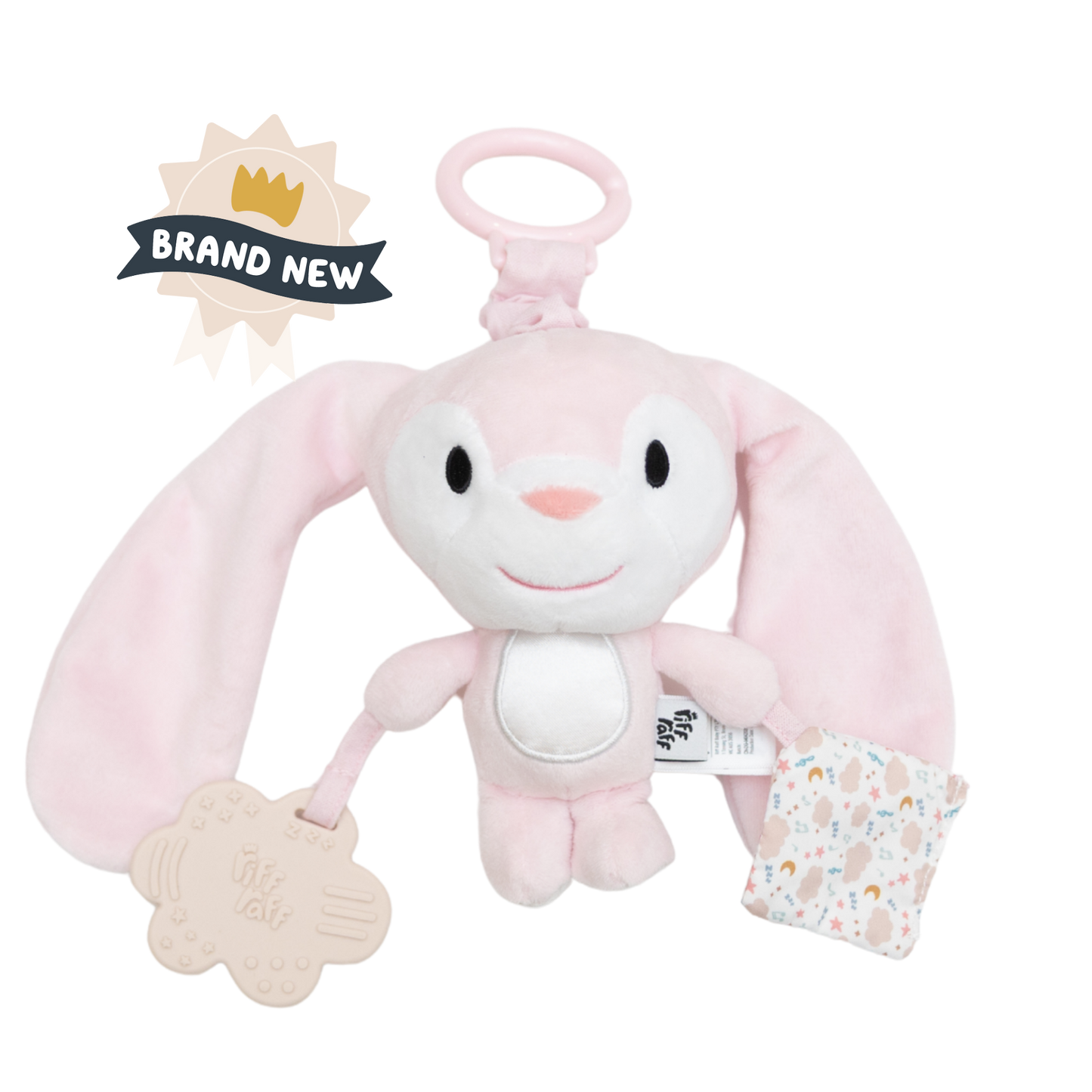 Sensory Pram Toy - Blush the Bunny