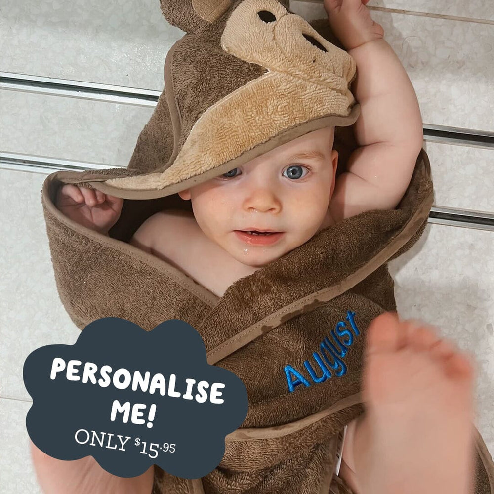 
                      
                        Hooded Towel - Banjo The Bear - Riff Raff Baby UK
                      
                    