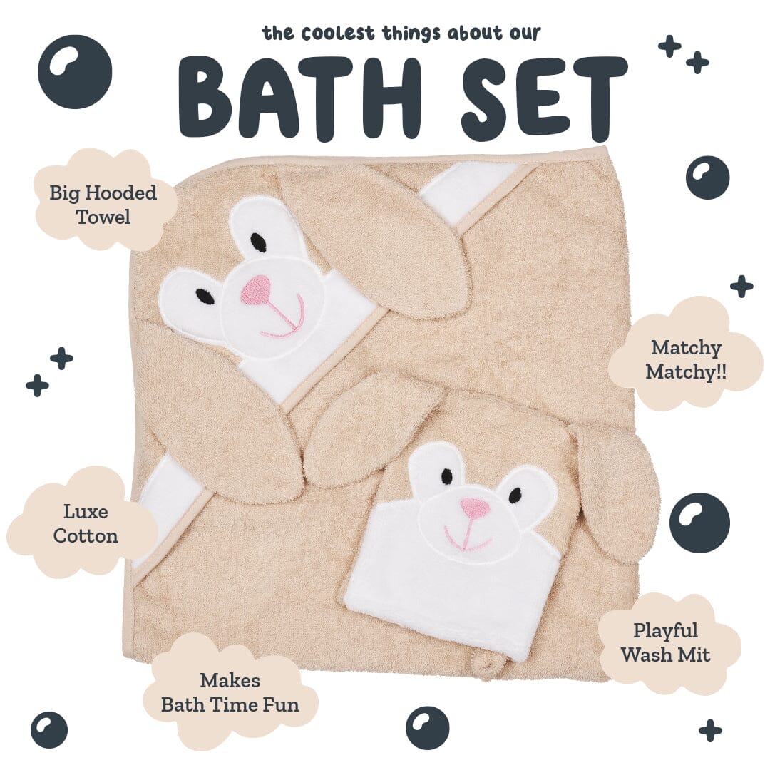 Hooded Towel - Clover The Bunny - Riff Raff Baby UK