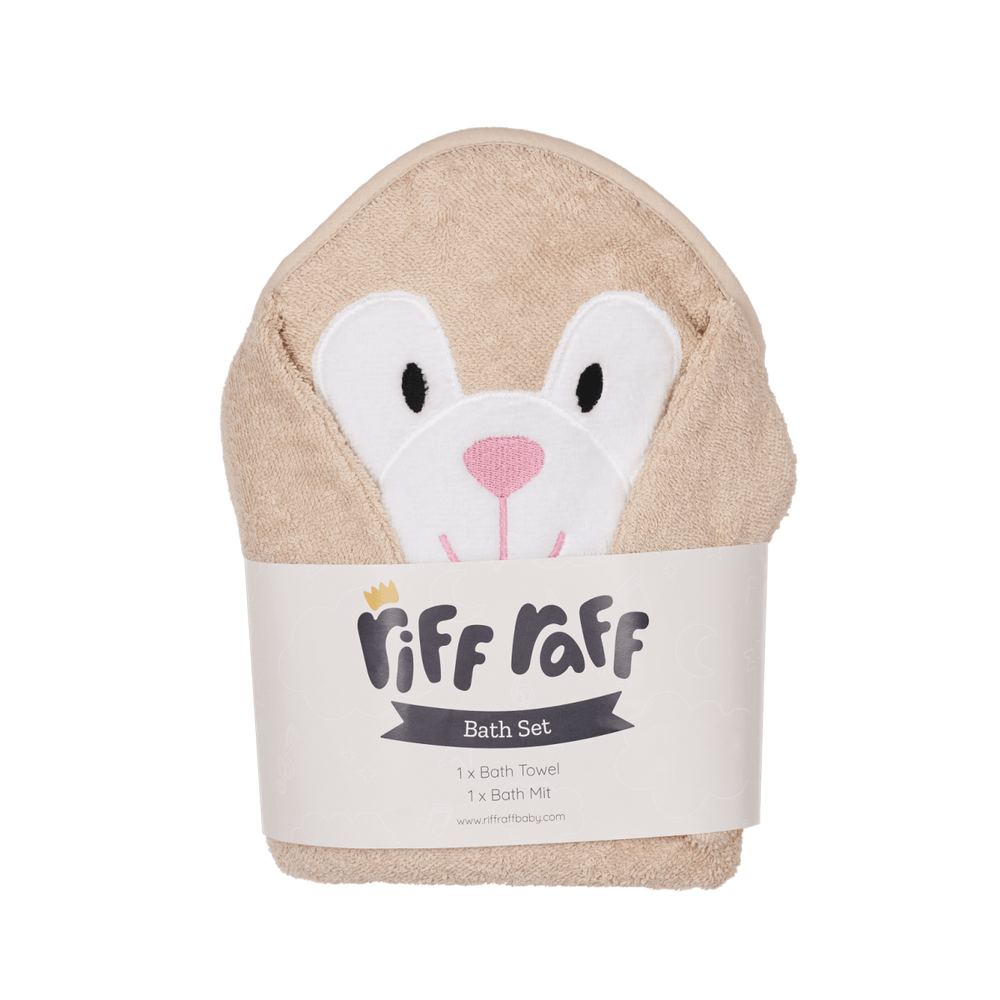 
                      
                        Hooded Towel - Clover The Bunny - Riff Raff Baby UK
                      
                    