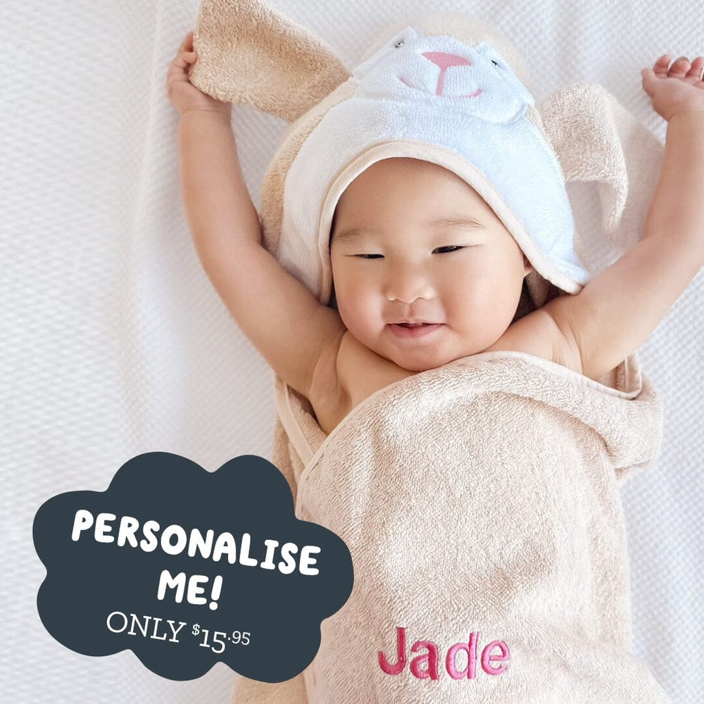 
                      
                        Hooded Towel - Clover The Bunny - Riff Raff Baby UK
                      
                    