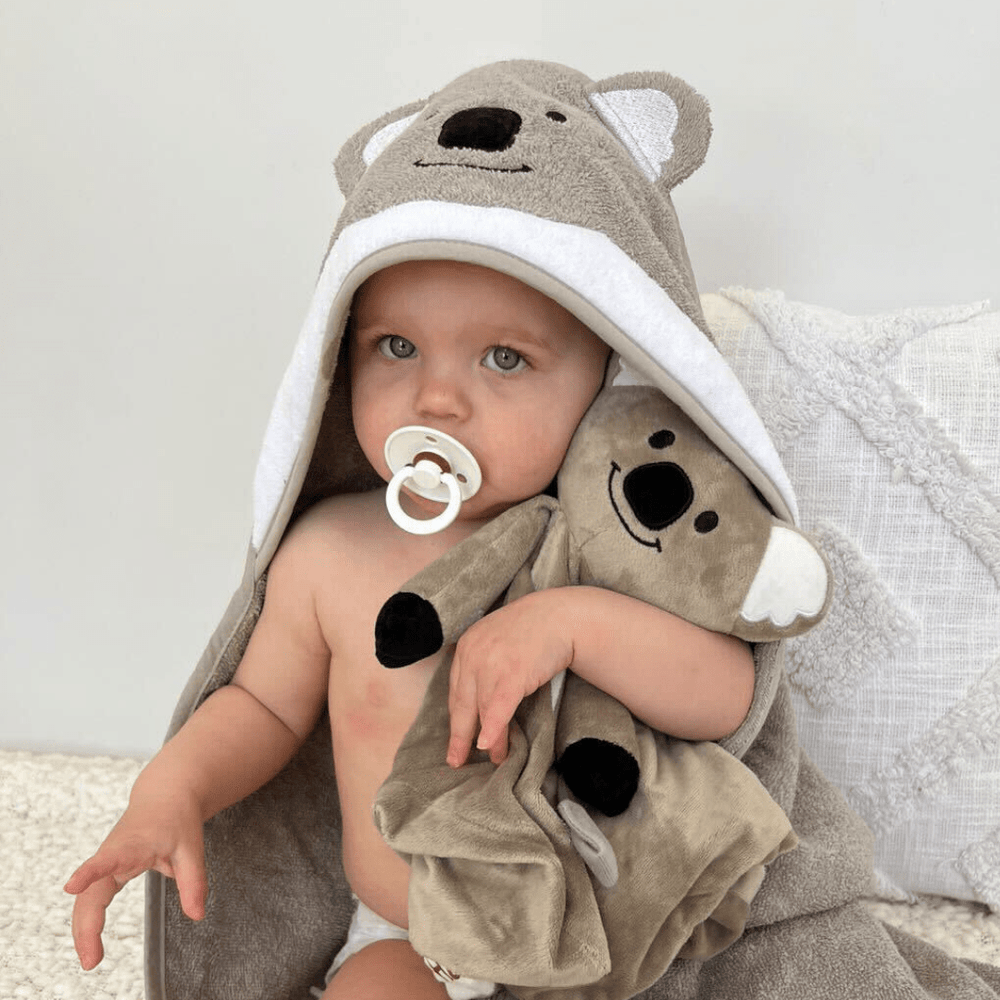 
                      
                        Hooded Towel - Kirra The Koala - Riff Raff Baby UK
                      
                    