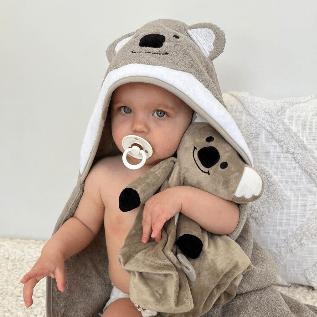Hooded Towel - Kirra The Koala – Riff Raff Baby UK