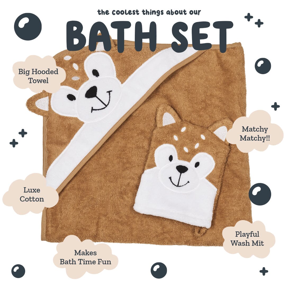 Hooded Towel - Raffy The Fawn - Riff Raff Baby UK