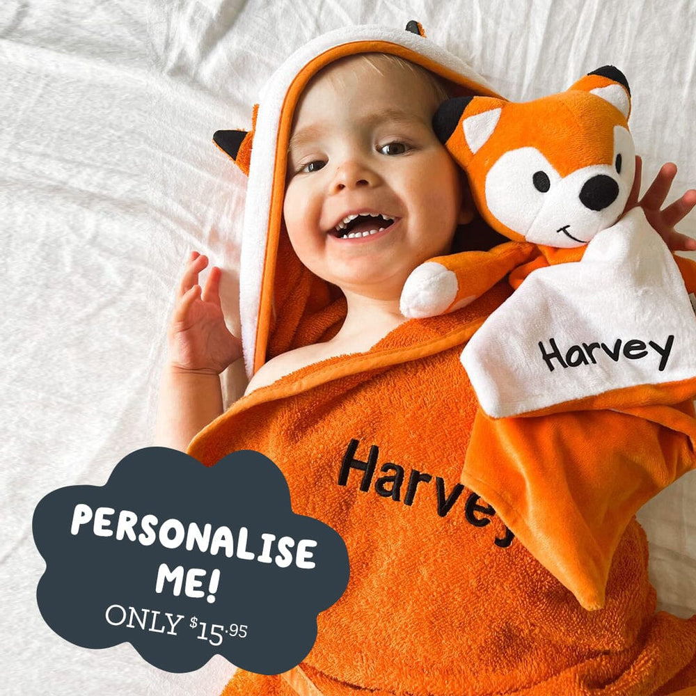 
                      
                        Hooded Towel - Riff The Fox - Riff Raff Baby UK
                      
                    
