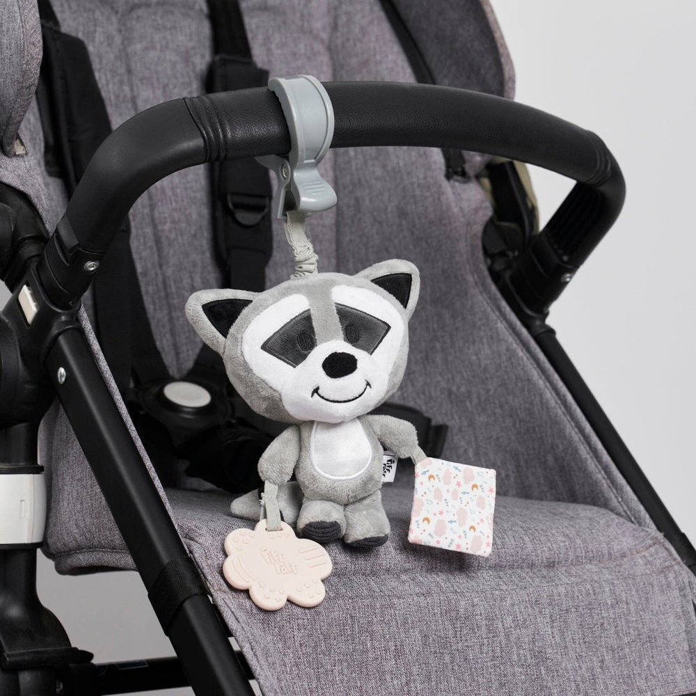 
                      
                        Sensory Pram Toy - Bandit The Raccoon - Riff Raff Baby UK
                      
                    