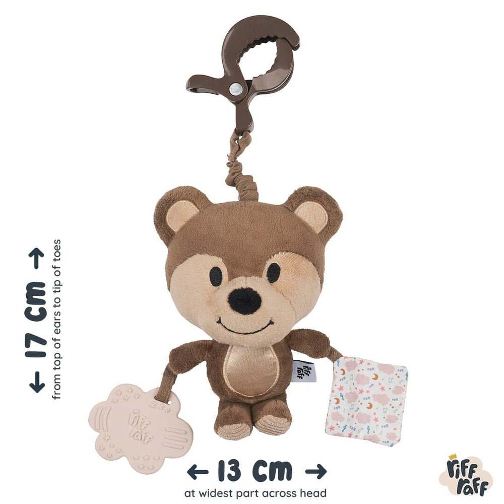 
                      
                        Sensory Pram Toy - Banjo The Bear - Riff Raff Baby UK
                      
                    