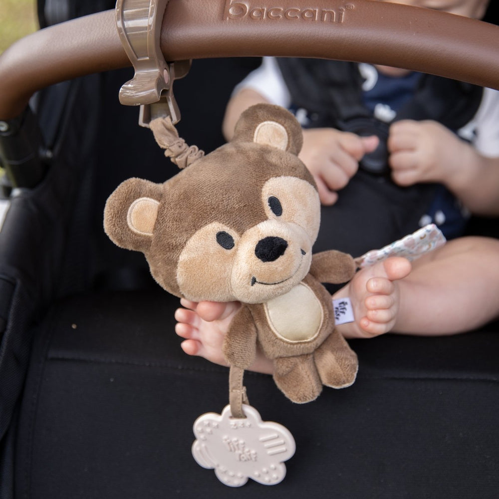 
                      
                        Sensory Pram Toy - Banjo The Bear - Riff Raff Baby UK
                      
                    