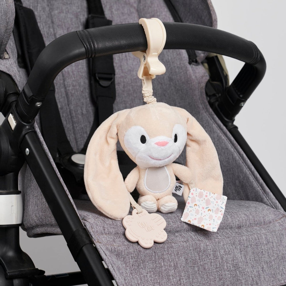 
                      
                        Sensory Pram Toy - Clover The Bunny - Riff Raff Baby UK
                      
                    