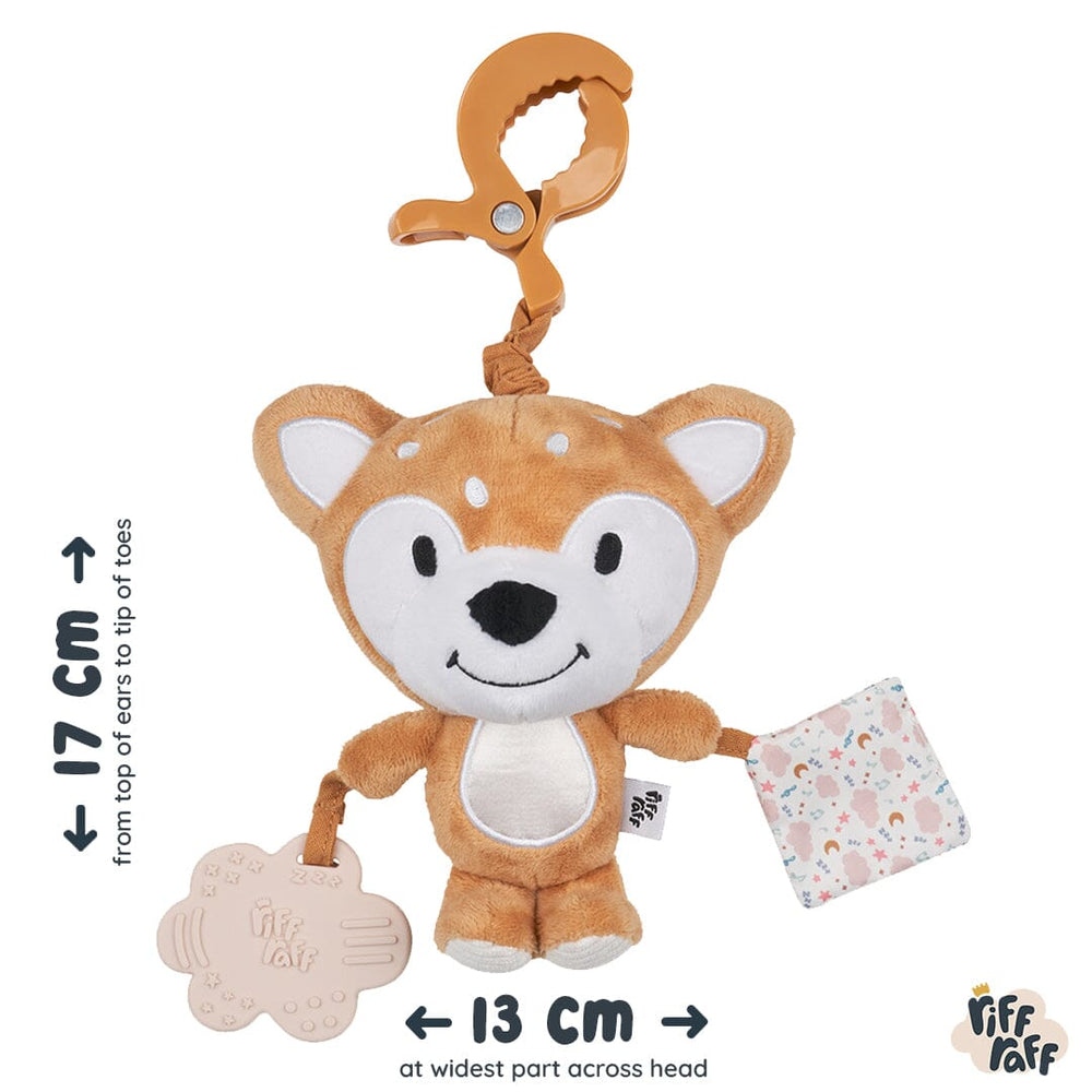 
                      
                        Sensory Pram Toy - Raffy The Fawn - Riff Raff Baby UK
                      
                    