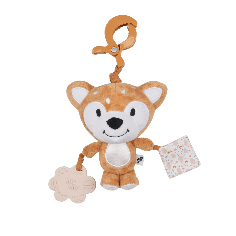 Sensory Pram Toy - Raffy The Fawn - Riff Raff Baby UK