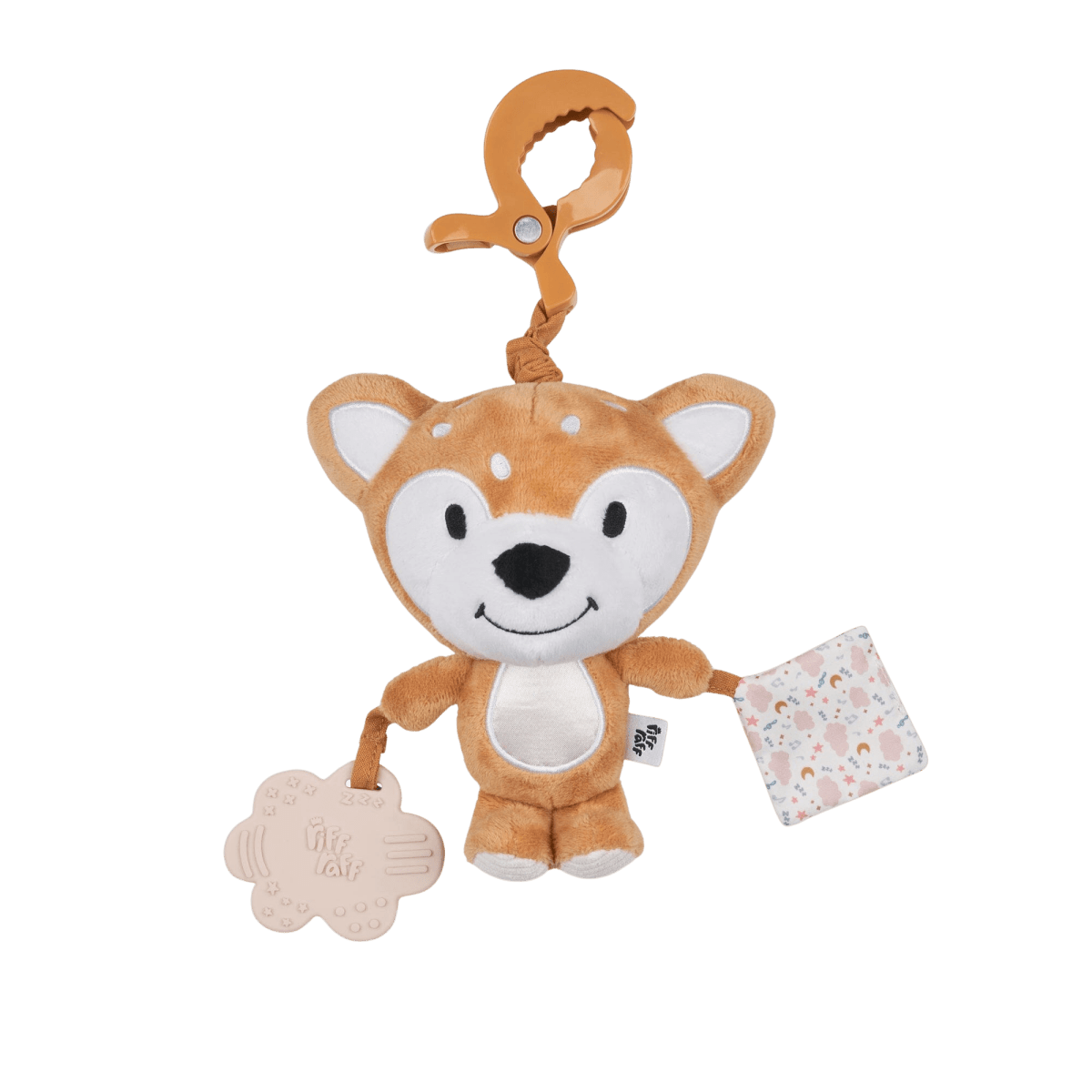 Sensory Pram Toy - Raffy The Fawn - Riff Raff Baby UK