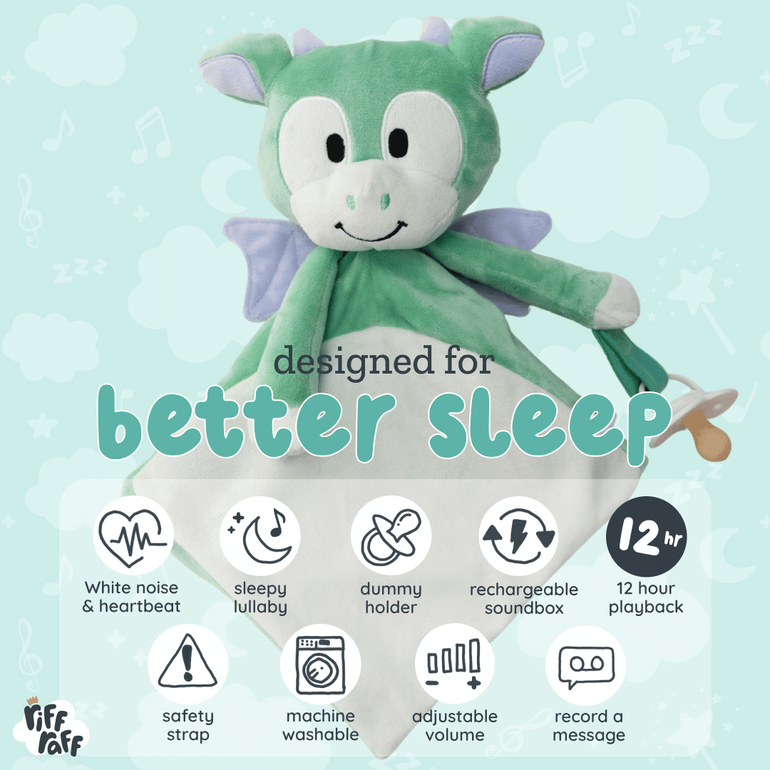 Sleep Toy - Sparkle The Dragon - Riff Raff Baby UK