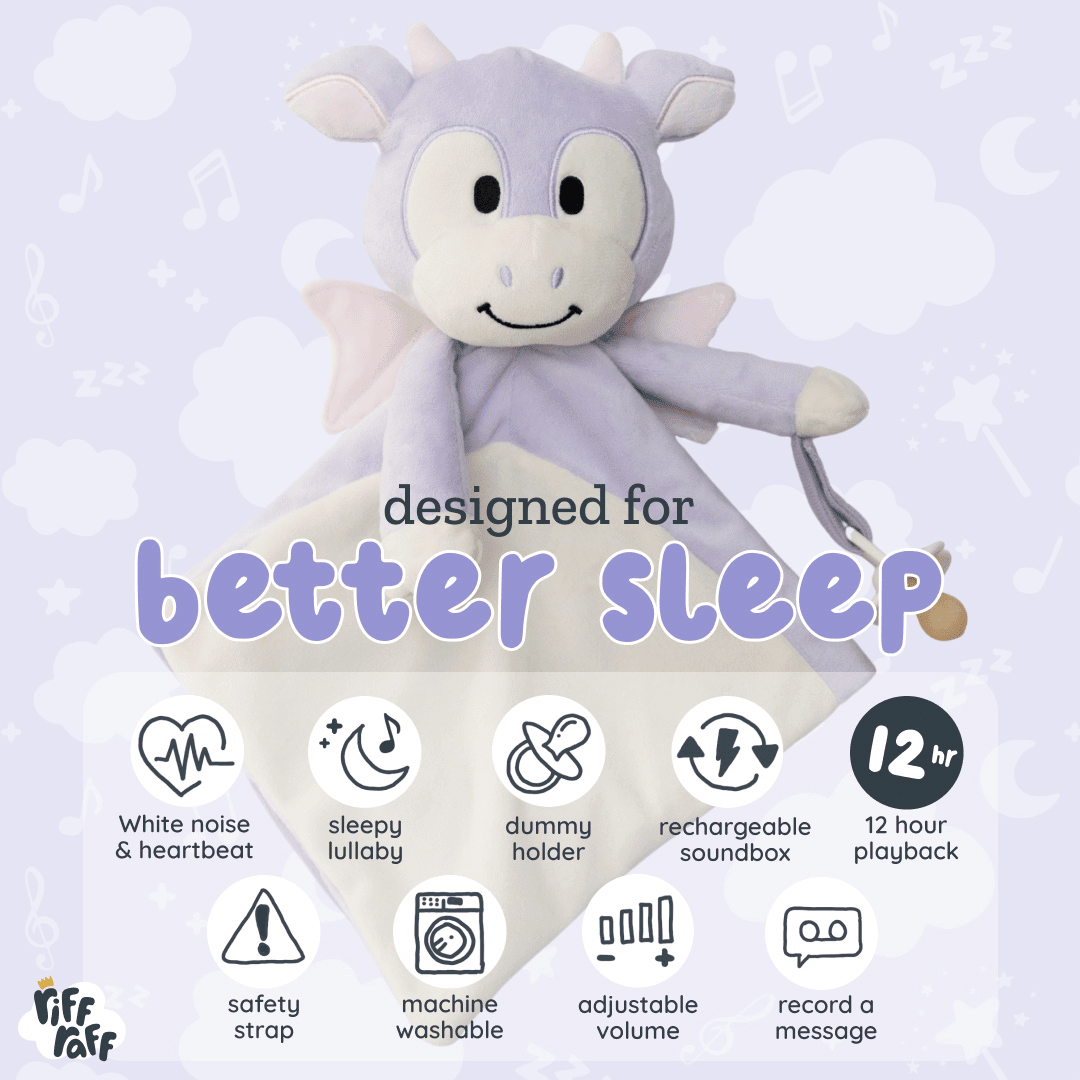 Sleep Toy - Twinkle the Dragon - Riff Raff Baby UK