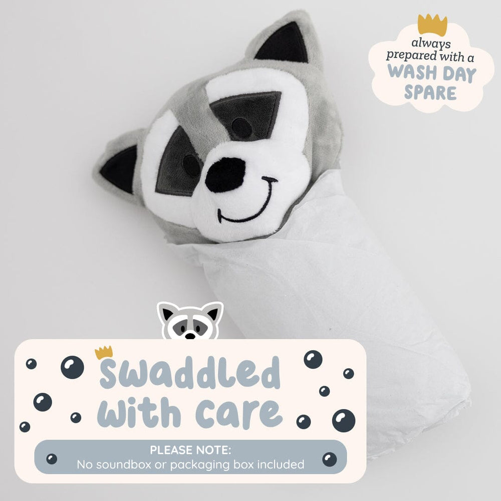 
                      
                        Wash Day Spare Plush - Bandit The Raccoon - Riff Raff Baby UK
                      
                    