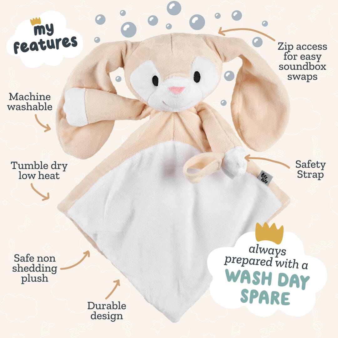 Wash Day Spare Plush - Clover The Bunny – Riff Raff Baby UK